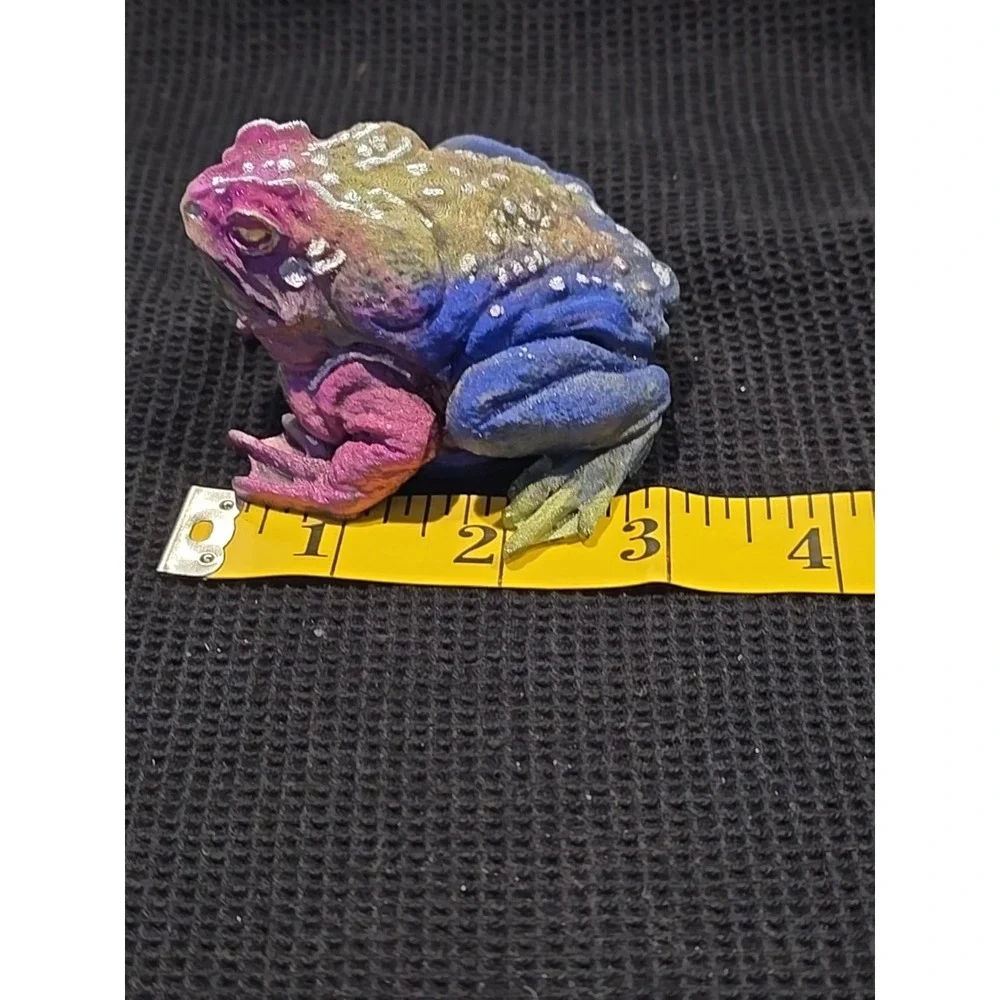 Handmade Resin‎ Toad Multi Colored Gift Decoration 643
